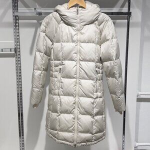 The North Face Metropolis II Parka Winter Jacket 550 Vintage White Womens Small